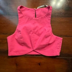 Hot Pink Crop Top